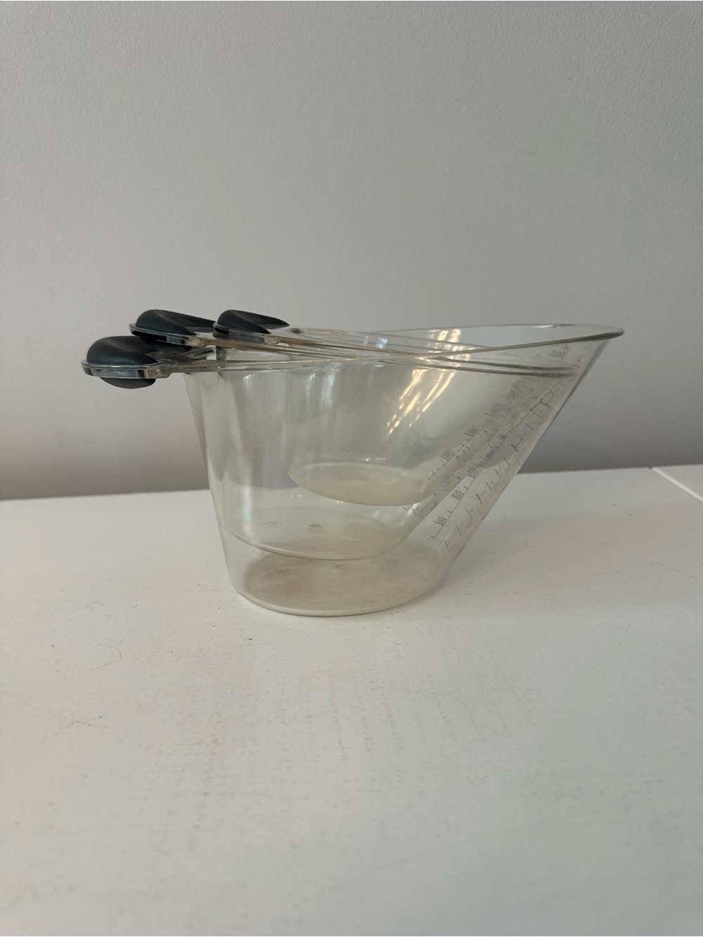 3 Pampered Chef measuring cups 4, 2 and 1 Cups